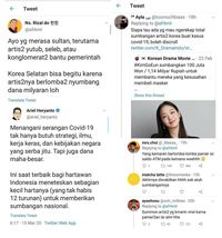 5 Publik Figur Indonesia yang Mulai Galang Dana untuk Cegah Corona