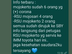 Beredar Hoax Corona di Mojokerto, Ini Fakta yang Sebenarnya