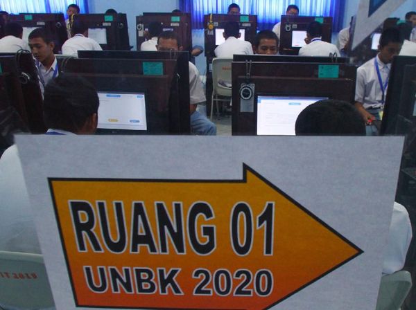 SMK Ini Tetap Gelar UNBK di Tengah Wabah Corona