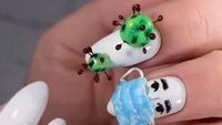 Foto: Ragam Nail Art Viral yang Bertema Corona