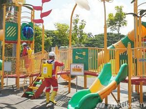 Alun-alun hingga Kantor Dinas Purworejo Disemprot Disinfektan