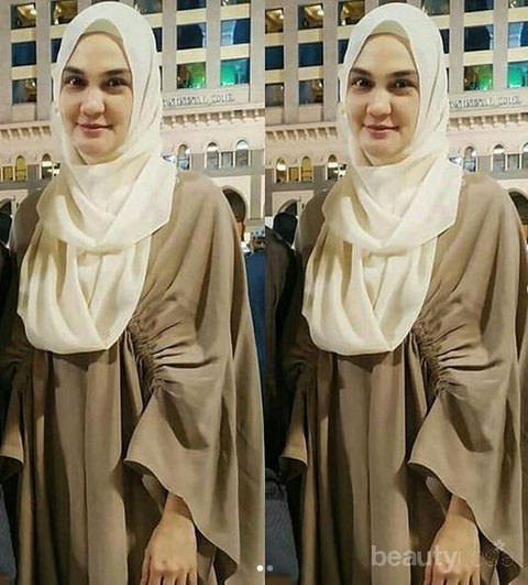 Cantiknya Penampilan Luna Maya Berhijab Bikin Adem Lihatnya 