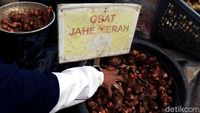 Jahe Merah Bawa Berkah Bagi Pedagang di Tengah Corona