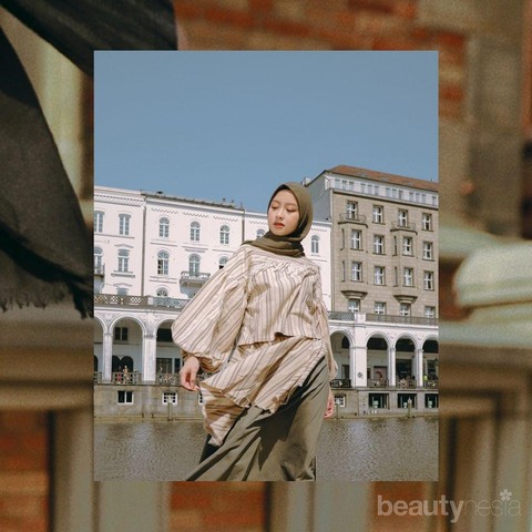 Style Hijabers Padupadan Atasan Model Lengan Balon yang 