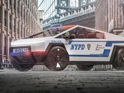 Ketika Tesla Cybertruck Menjelma Mobil Polisi sampai Kurir Pizza
