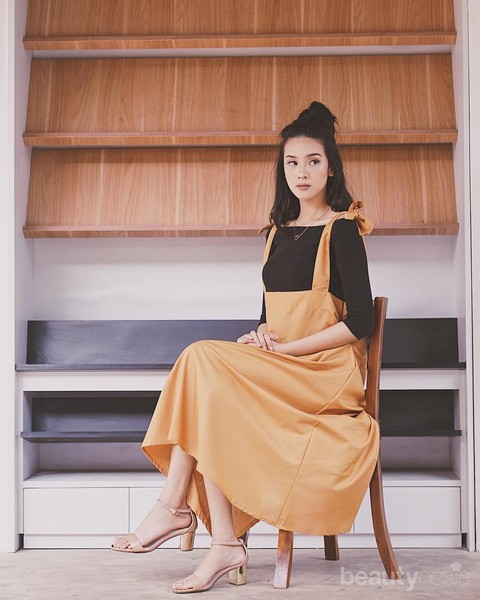 OOTD Warna Mustard untuk Harian - Kondangan ala Selebgram Cantik Indonesia