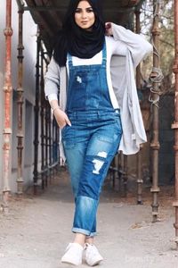 Overall Jeans ala Hijabers Kekinian