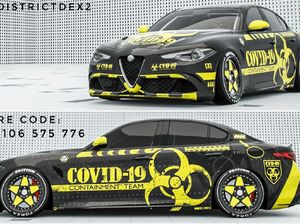 Ada-ada Saja, Covid-19 Jadi Inspirasi Modifikasi Mobil