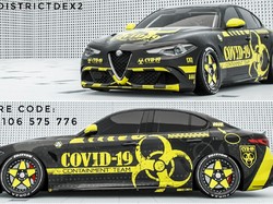 Ada-ada Saja, Covid-19 Jadi Inspirasi Modifikasi Mobil