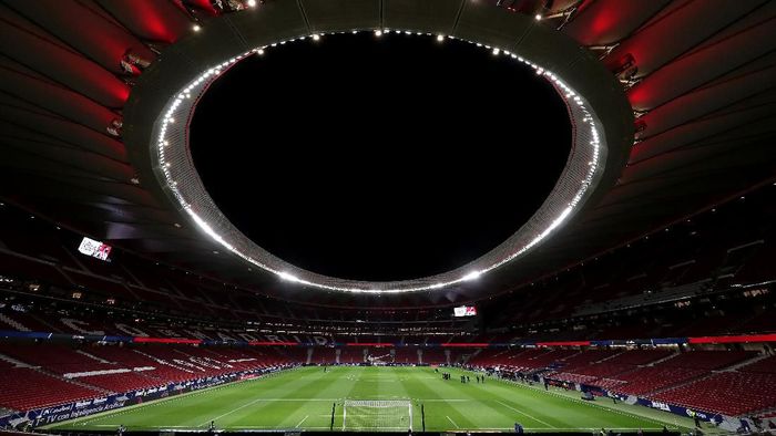 Wanda Metropolitano MADRID, SPAIN - FEBRUARY 23: General view inside the stadium prior to the La Liga match between Club Atletico de Madrid and Villarreal CF at Wanda Metropolitano on February 23, 2020 in Madrid, Spain. (Photo by Gonzalo Arroyo Moreno/Getty Images)