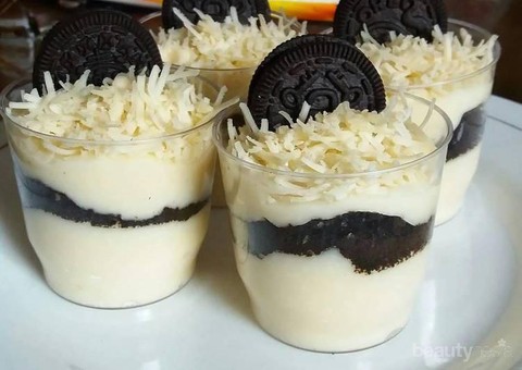 Resep Puding Oreo Keju Yang Lembut Dan Lezat