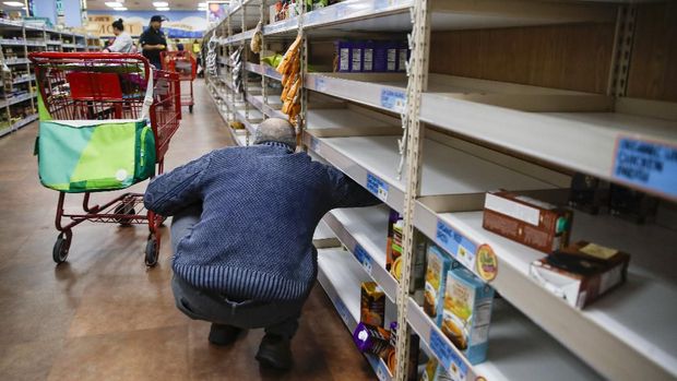 Situasi Panic Buying di New York