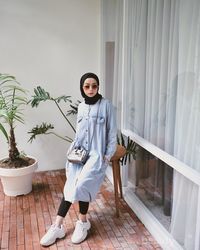 style hijab kemeja oversize