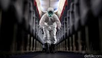 Ketika Pesawat juga Mandi Disinfektan