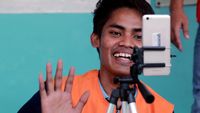 Napi di Lapas Blitar Silaturahmi dengan Keluarga Lewat Video Call