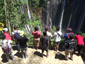 Air Terjun Tumpak Sewu Makin Sepi Karena COVID-19