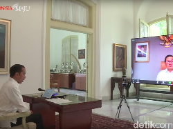 Video Saat Jokowi Pimpin Rapat Kabinet Via Telekonferensi