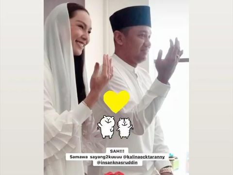 Kalina Oktarani Menikah Ketiga Kali, Deddy Corbuzier Kapan Nyusul?