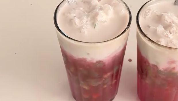 es lontrong dari cincau dan kacang hijau