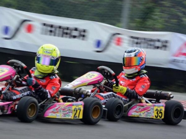 Kakak Beradik Ini Rajai Kelas Mini Rok Kejurnas Gokart 2020