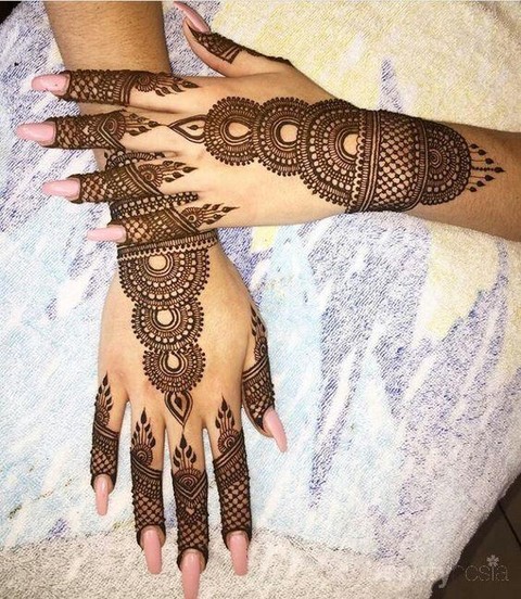 Anggun Bersahaja Ini 5 Desain Henna Tangan Yang Direkomendasikan Untuk Pengantin Muslimah