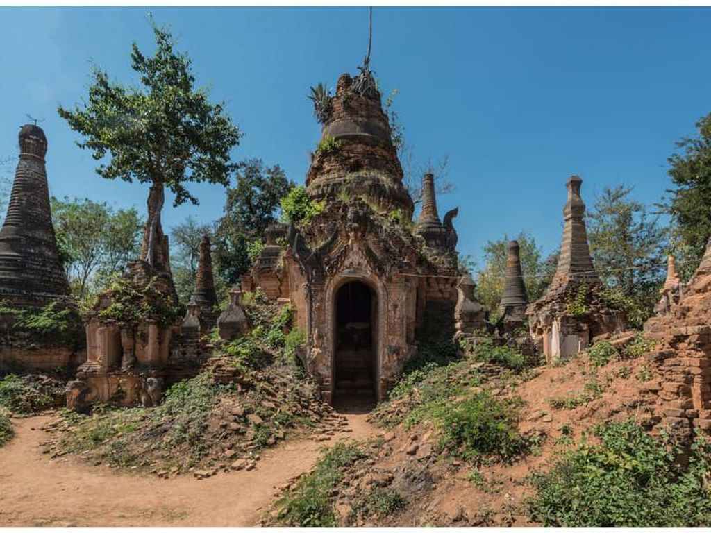 Sepotong Kisah Reruntuhan Kuil Myanmar yang Sempat Jaya di Masa Lalu