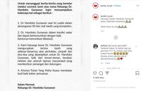 Kondisi Terkini Dokter Handoko, Tumbang Tangani Kasus Corona di Usia 80