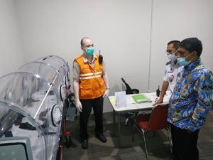 Ditjen Hubud Dampingi Ombudsman Cek Pencegahan Corona di Ngurah Rai