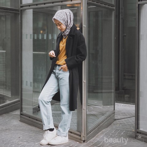  OOTD  Hijab  Simple Gita Savitri yang Cocok Banget Dipakai 