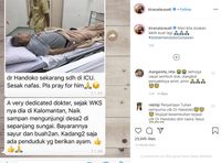 Kondisi Terkini Dokter Handoko, Tumbang Tangani Kasus Corona di Usia 80