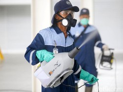 Antisipasi Virus Corona, Venue di GBK Terus Disemprot Disinfektan