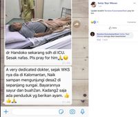 Kondisi terkini dokter Handoko Gunawan