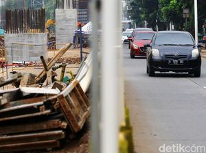 Corona Mewabah, Proyek Flyover Lenteng Agung Jalan Terus