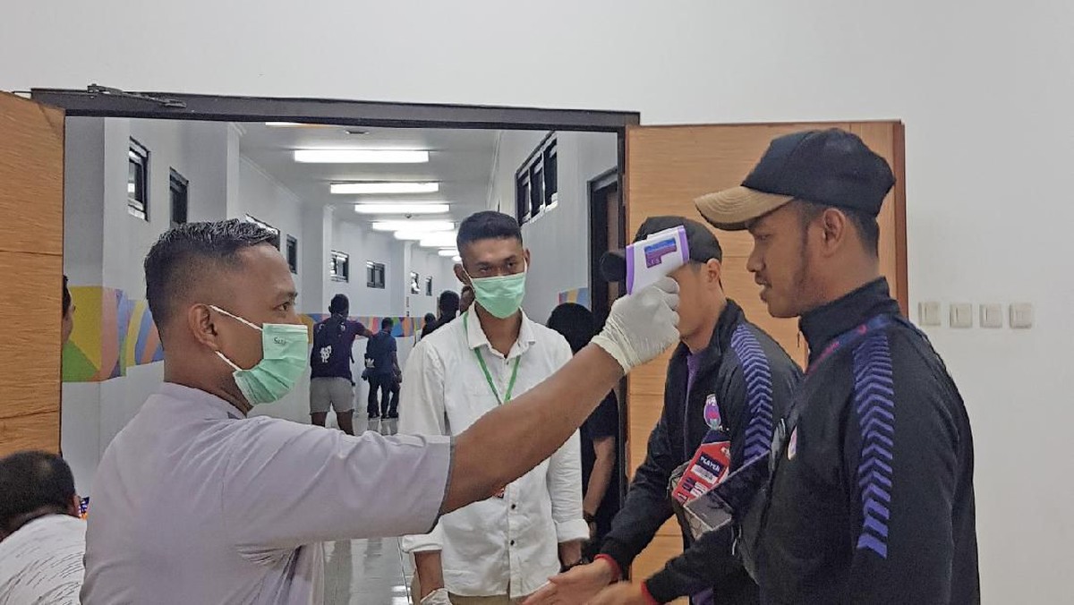 Persita Tangerang memberi libur panjang untuk pemainnya karena virus corona. (Foto: dok.Persita Tangerang)