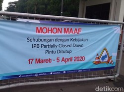 Mahasiswanya Positif Corona, IPB Terapkan Partially Closed Down di Kampus