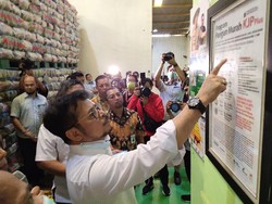 Mentan Optimistis Stok Beras Melimpah di Tengah Geger Corona