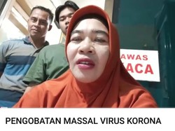 Ningsih Tinampi Buka Pengobatan Massal Virus Corona