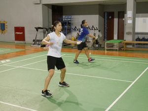 Social Distancing ala Greysia Polii Cs di Pelatnas Cipayung