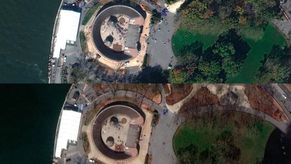 Before-After Pandemi Corona di Sejumlah Negara dari Foto Satelit