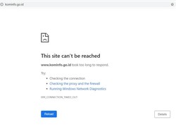 Hoax Virus Corona Sempat Bikin Situs Kominfo Down