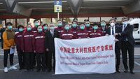 Siap Bantu Perangi Corona, Tim Medis China Tiba di Italia