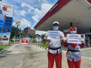 Foto Aksi Pegawai BUMN Stay At Work Saat Wabah Corona Foto Aksi Pegawai BUMN Stay At Work Saat Wabah Corona