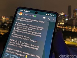 Menjajal Akun Chatbot WhatsApp COVID-19 Pemerintah, Ini Caranya