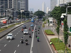 Polisi Belum Tilang Ganjil-Genap Motor