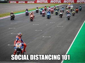 Meme Social Distancing: Belajarlah dari MotoGP dan Jack Miller