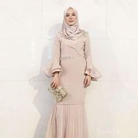 gaun dinner hijab