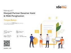 Kerja Jadi Partner Desainer IDEMU, Bebas Atur Waktu dan Penghasilan