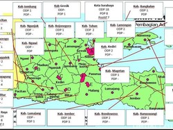 Ini Peta Persebaran Virus Corona di Jawa Timur