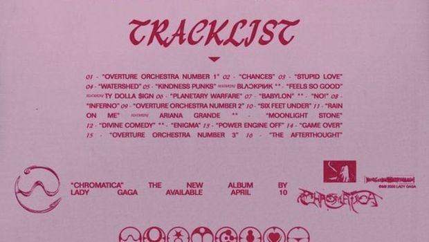 Daftar Lagu Album Chromatica
