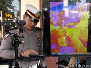 Cegah Corona, Polres Pasuruan Kota Pasang Body Thermal Camera